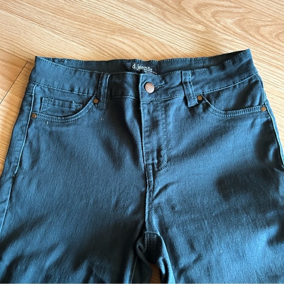 d. jeans Blue Green Skinny Leg Pants Women’s 6 - Picture 2 of 7
